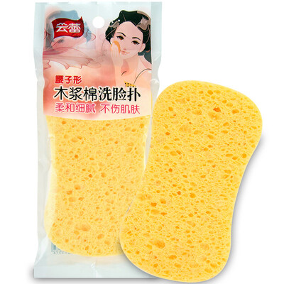 

Jingdong supermarket Yunlei large honeycomb wood pulp cotton waist wash wash cotton face wash face sponge wash face flutter face flutter 13572