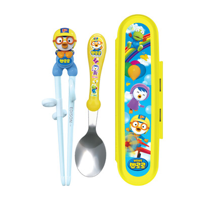 

Korea Edison (Edison) series of learning chopsticks three sets Petty abs material imported from South Korea