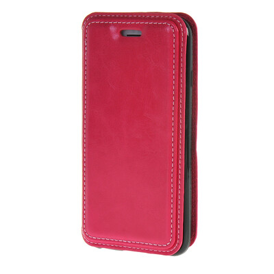 

MOONCASE Premium PU Flip Leather Wallet Card Pouch Back чехол для Cover Apple iPhone 6 (4.7") ярко розовый