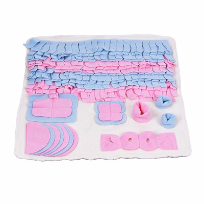 

Handmade Dog Play Mat Snuffle Training Feeding Foraging Mat Nose Work Blanket Machine Washable Pet Toys