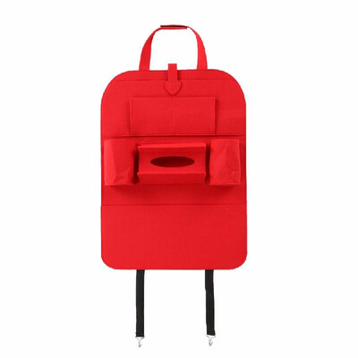 

Fashion Auto Car Backseat Organizer Car-Styling Holder Felt Covers Versatile Multi-Pocket Seat Wool Felt Storage Container
