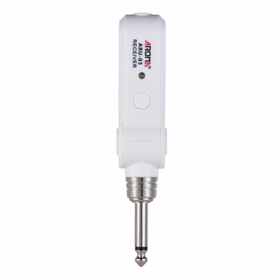 

AROMA ARU-03 UHF Wireless Audio Transmission System Transmitter Receiver Built-in Rechargeable Lithium Battery Max 20M Transmissi