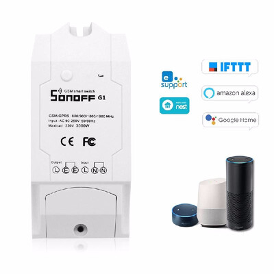 

eWeLink G1 ITEAD GPRSGSM Remote powe-r Smart Switch Compatible with alex-a for googl-e Home Timer Remote Control Home Appliances V