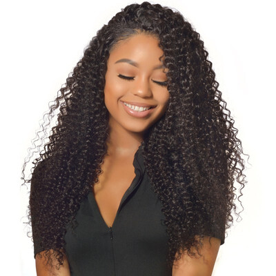 

UNice Hair Kysiss Virgin Series Unprocessed Virgin Hair Bundles 4 PCS Brazilian Curly Virgin Hair 3 Bundles With Closure Middle