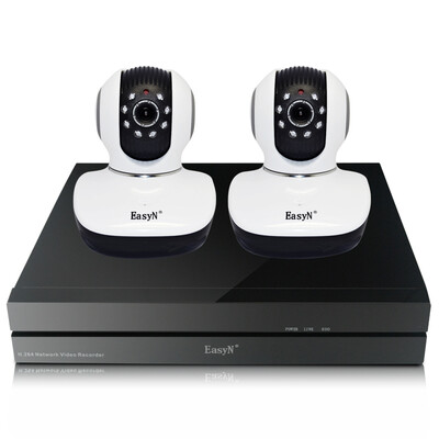 

EasyN NVR-1-A4 Mini10D Wireless Pan Tilt 960P Security Network IP Camera Night Vision