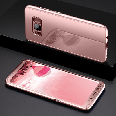 

GANGXUN®Samsung Galaxy S8S8 Plus 360 Degree Full Cover 3 in 1 Plating Phone Hard Protective Case