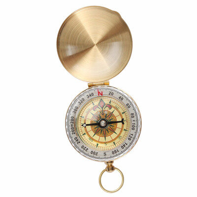 

Multifunctional Metal Compass with Cover for Outdoor Hiking Climbing Indicate the direction of accurate Luminous design 5cm