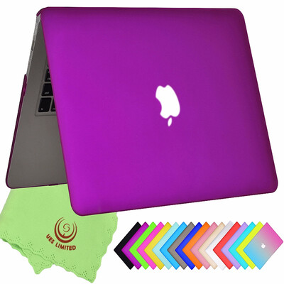 

UESWILL Smooth Soft-Touch Matte Frosted Hard Shell Case Cover for MacBook Air 11" Model A1370A1465- Deep Purple