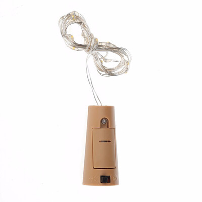 

20 LEDs Cork Shape Wine Bottle Copper Wire Light String Decoration Lamp The copper wire extra thin&flexible easy to banded
