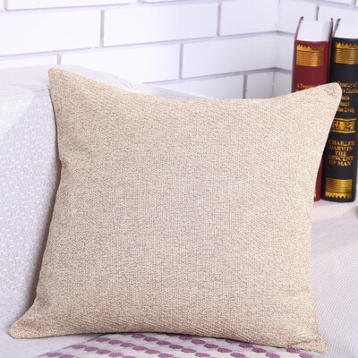 

Solid Color Series Cushion High Quality Throw Pillow Both Side Color Cotton Linen Cushion Sofa Car Home Decorative Pillow