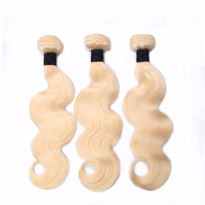 

Amazing Star Brazilian Virgin Hair Body Wave Hair Weave Bundles Blonde 613 Human Hair Extensions Body Wave Bundles