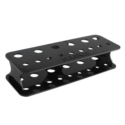 

UpperX 15 Hole rectangle Makeup Brush Holder Drying Rack Organizer Shelf Make Up Cosmetic Brush Holder Tools black214745cm