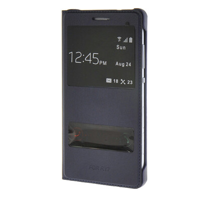

MOONCASE Slim Leather Side Flip Bracket Window чехол для Cover Huawei Honor 7 фиолетовый