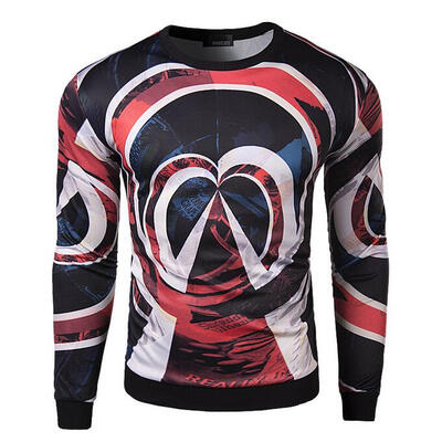 

Zogaa New Mens Hoodie 3D Printing Casual Fashion Joker