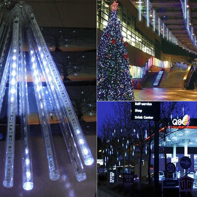 

3050cm 192384 UK 8Tube LED Meteor Shower Rain LightS Waterproof String Party Xmas