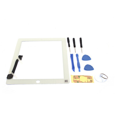 

LCD Touch Screen For IPad 3 239*183mm White Glass Glue Tape Replacement+Adhesive
