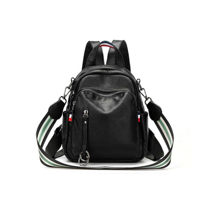 

Backpack female 2018 new Korean version of the wild soft leather bag fashion travel bag shoulder dual-use ladies backpack