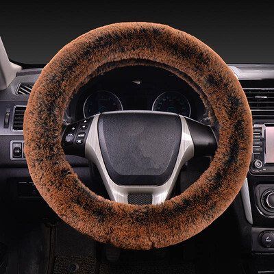 

Faux Rabbit Fur Steering Wheel Cover Cute Comfortable Plush Steering Wheel Cover High Quality Faux Fur Steering Cover FFWC01