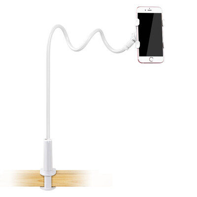 

KOLA lazy mobile phone bracket snap-on bedside desktop live universal bracket white