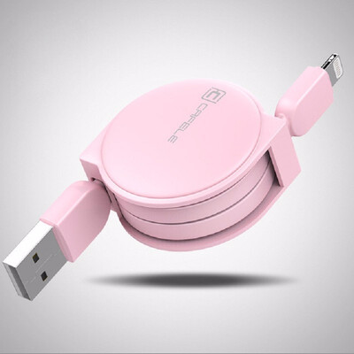 

Cafele 1m Charging USB Cable for iPhone 5 6 7 8 Retractable 8 Pin Port USB Cable Charging Data Transfer Synchronization