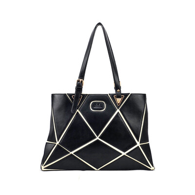 

Fashion brand women leather handbags casual tote bag Water Cube Patchwork women shoulder bags high quality designer bags handbags