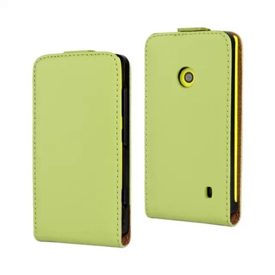 

MOONCASE Magnetic Closure Style Premium PU Leathe Top Flip Pouch Case Cover for Nokia Lumia 520