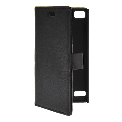 

MOONCASE Slim Leather Flip Wallet Card Pouch with Kickstand Shell Back Case Cover for BlackBerry BB Z3 Black