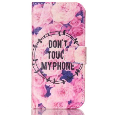 

MITI Painting Style Girl Love Elephants Flower Card Wallet Leather Case For iPhone 6 4.7inch Flip Cover With Card Stand Holder