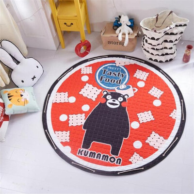 

Cartoon Animals Elephant Lion Bear Rabbit Baby Developing Crawling Play Mats Blanket as Kids Toys Storage Bag Nordic Style Toys