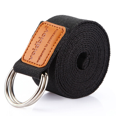 

D-Ring Buckle Yoga Strap 250CM Durable Cotton Belt Perfect for Holding Poses Improving Flexibility&Physical Therapy