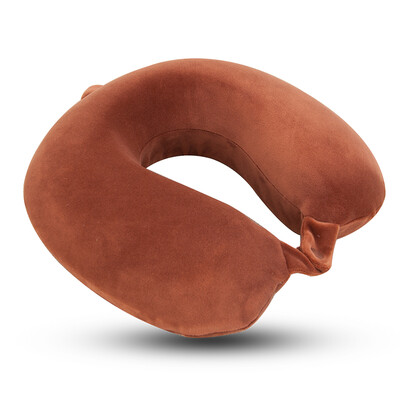 

Nine hundred WY-1825 U-shaped pillow neck pillow memory cotton airplane travel car headrest siesta pillow lunch break pillow pillow brown
