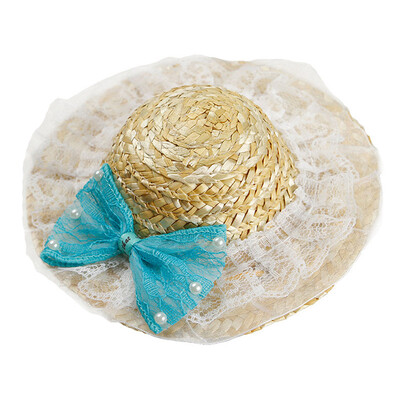 

LesKeep Summer Dog Cat Straw Hawaiian hats Funny Pet Products sun Caps outdoor for small dogs cats