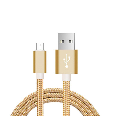 

Micro USB to USB Cable for Samsung S7 2A Nylon Fast Charge Data Cable Mobile Phone Cable for Xiaomi Huawei Micro USB Cord
