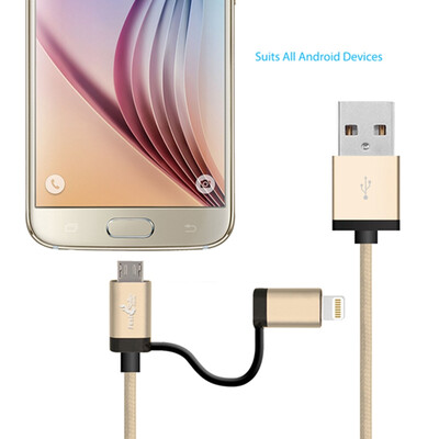 

Apple MFI Lightning to USB Date Charger Cable USB Connector for Android F-color