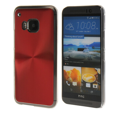 

MOONCASE Мода Стиль компакт Алюминий Металл Твердая обложка чехол для HTC One M9 красный 01