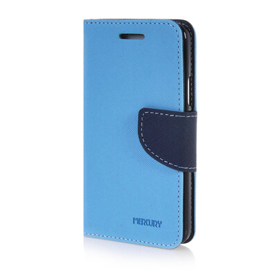 

MOONCASE Cross pattern Leather Wallet Flip Card Slot Pouch Stand Shell Back ЧЕХОЛ ДЛЯ Samsung Galaxy A3 Blue