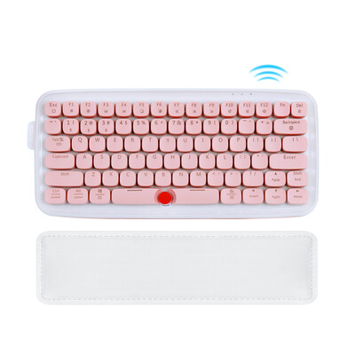 

AJAZZ ZERO Origin Cherry Blossom Powder BOX White Axis RGB Bluetooth Dual Mode Wireless Mechanical Keyboard Android Apple iPad