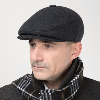 

Male Winter Warm Baseball Hat Adult Fashion Earmuffs Cap Father Peaked Cap Ear Protection Hats Mens Leisure Warm Cap B-7378