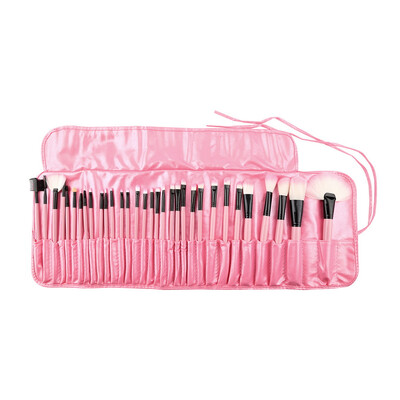 

Pink Pro 32Pcs Superior Soft Cosmetic Makeup Brush Set Kit + Pouch Bag Pink