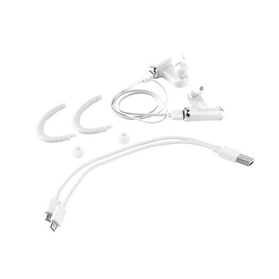 

Roman S530 Wireless Bluetooth Headphone SPORT Headset With Mic For Smartphone White