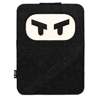 

BUBM IPAD MINI Ninja bare metal flat protective cover shockproof drop apple blanket cute cartoon liner bag