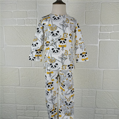 

Lashojas panda print long-sleeve -shirt&leggings for boys girls