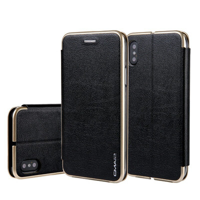 

Business Leather Case For iPhone6s 7 8 Plus Leather Flip Case Wallet Stand Flip Cover For iPhoneX