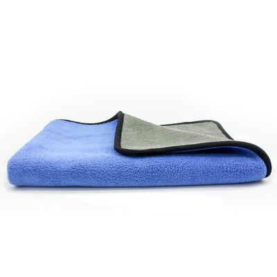 

Good weather car wash towel double color thick coral fleece cleaning cloth absorbent towel 3030cm single color mixing car supplies