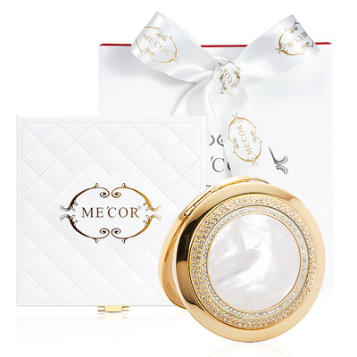 

Mika MECOR wishful full moon makeup mirror gold gift box gift mirror 7110G