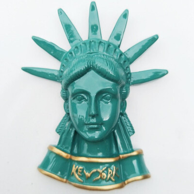 

1Pcs Creative The Statue of Liberty New York City USA 3D Resin Souvenir Fridge Magnet Craft