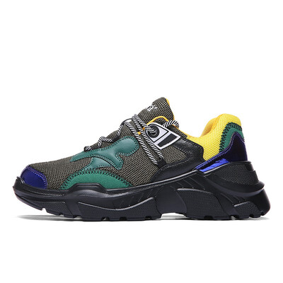 

2018 springautumn new style mens shoes mens Korean style super hot shoes breathable thick bottom old dad shoes trend