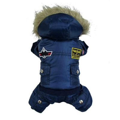 

Fall Winter Thicken Cotton  S M L XL Jumpsuits Costume Pet Dog Supplies Soft Comfortable Warm Clothes