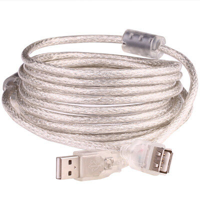 

Yamazawa (SAMZHE) UK-515 USB2.0 high-speed transmission data extension line male to female AM ​​/ AF data cable U disk mouse keyboard extension line transparent white 1.5 meters