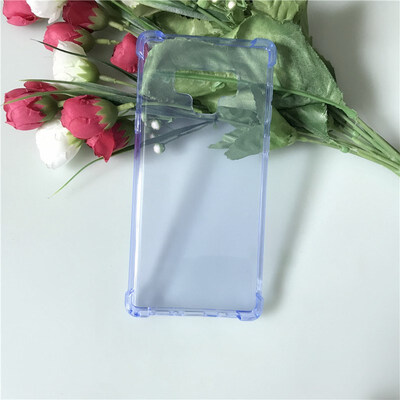 

Soft Silicone For samsung galaxy note8 note 9 TPU Cover Anti-knock transparent Four Angle Prevention Phone Cases